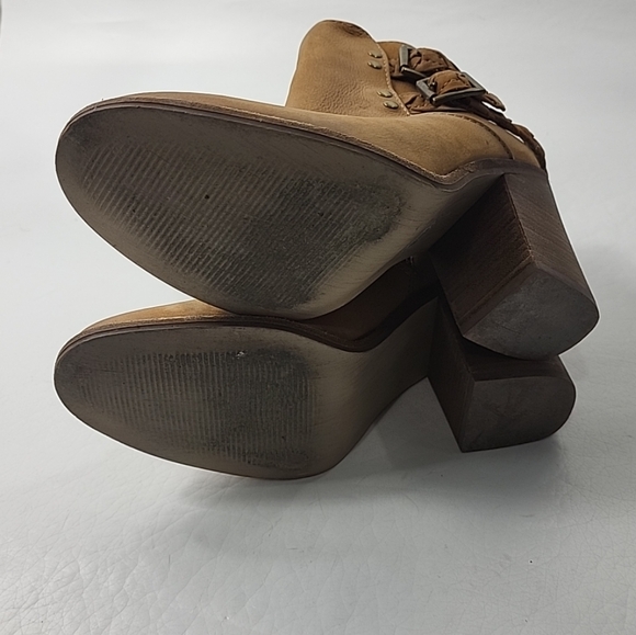 Steve Madden Bootie Size 7.5 Brown Tender Braided Strap Ankle Boot Women’s - Picture 6 of 9